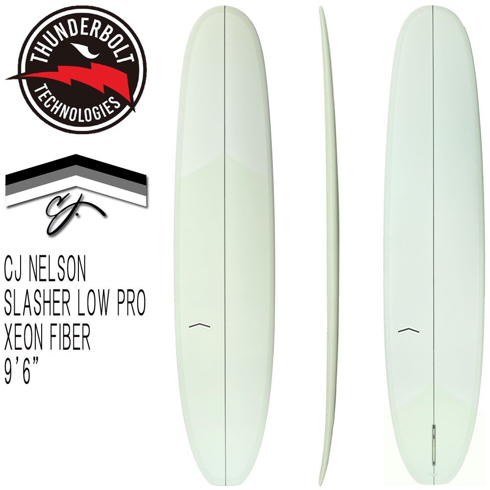 2024 THUNDERBOLT CJ NELSON SLASHER LOW PRO 9'6 XEONFIBER/サンダーボルト CJネルソン スラッシャーロウプロ ジオンファイバー トンビ製 ロングボード サーフボード サーフィン 営業所止め