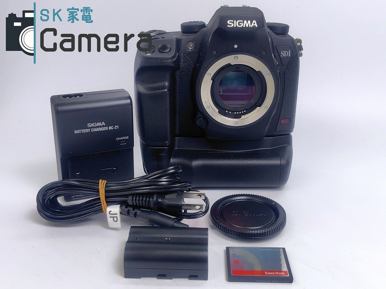 SIGMA - 【美品】 SIGMA SD1 Merrill PG-31 POWER GRIP + BC-21 充電器 電池 CF8GB 付 シグマ メリル SAマウント 美品】 SIGMA SD1 Merrill PG-31 POWER GRIP + BC-21 充電器