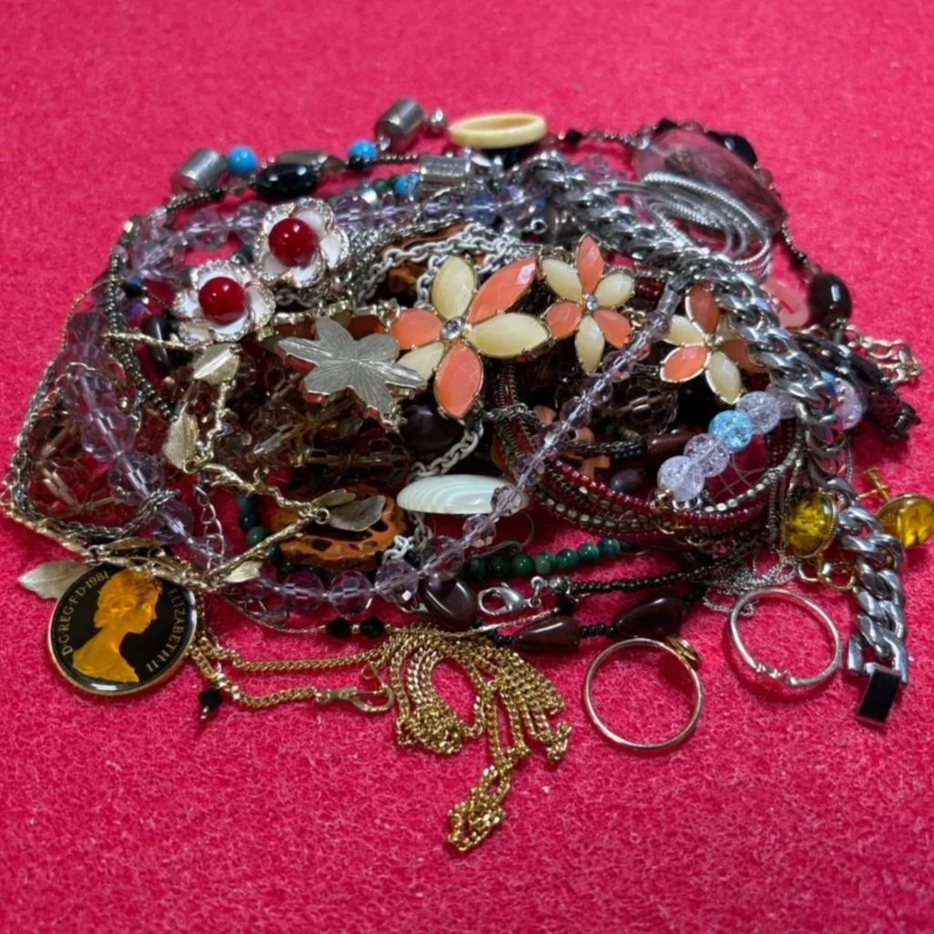 ✨400g超✨】遺品整理 生前整理 アクセサリー 金 指輪 ネックレス