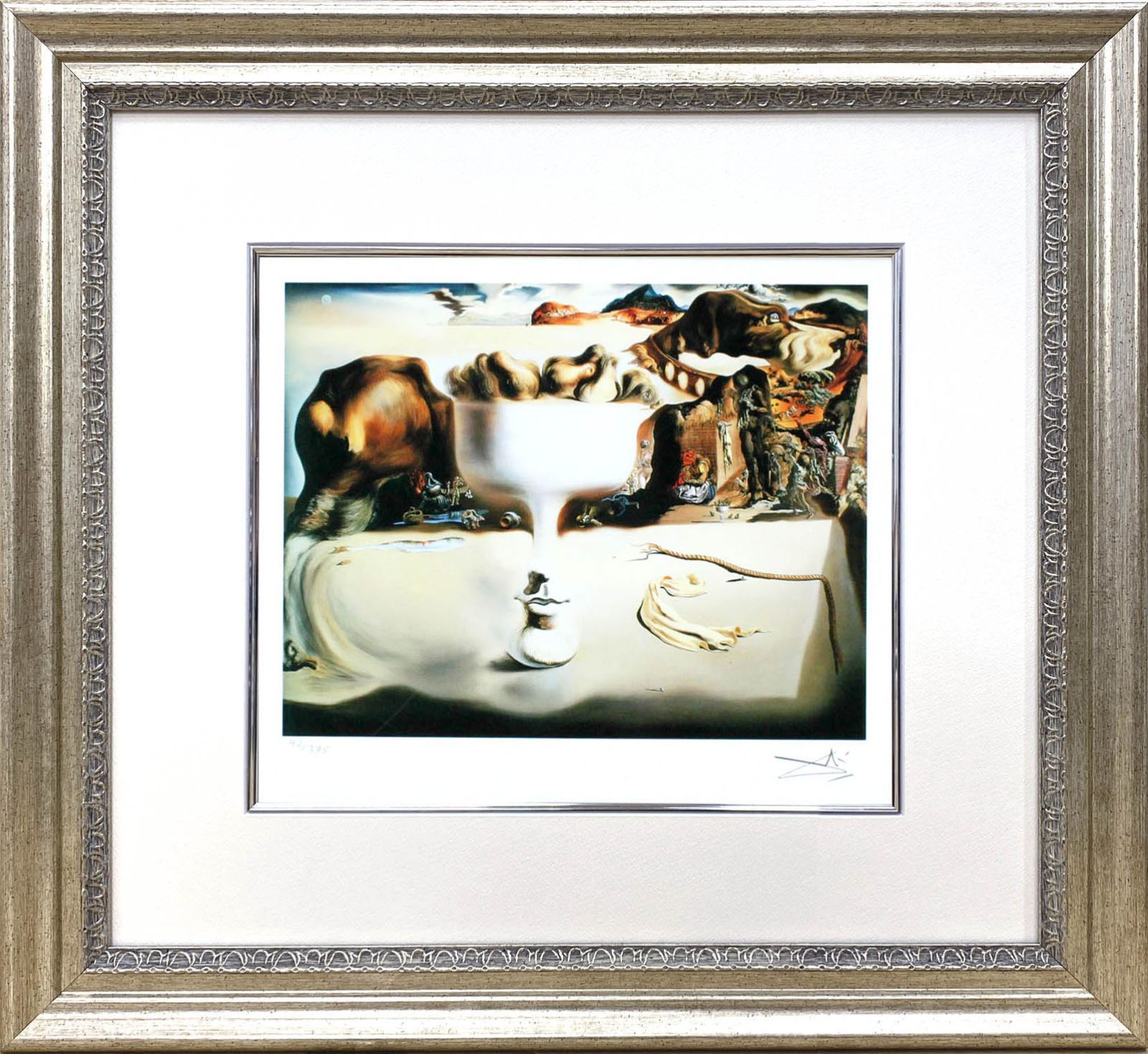 ■サルバドール・ダリ Salvador Dali■『浜辺の夢』■額付絵画 □サルバドール・ダリ Salvador Dali□『浜辺の夢』□額付絵画