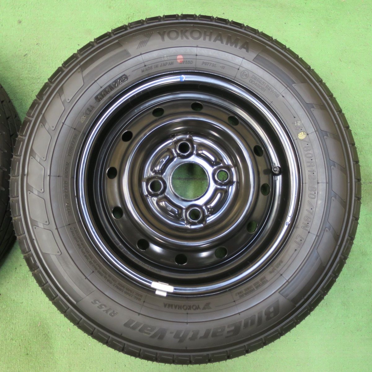 新車外し！25年☆スズキ エブリイ バン 純正 スチール 145/80R12 80