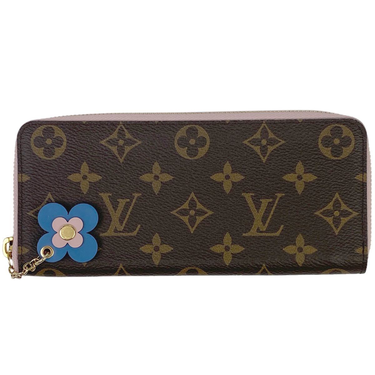 ルイ・ヴィトン Louis Vuitton ポルトフォイユ クレマンス フラワーチャーム ラウンドファスナー ラウンドジップ 長財布 モノグラム  ブラウン ローズバレリーヌ(ピンク) M63896 レディース 【中古】 - メルカリ