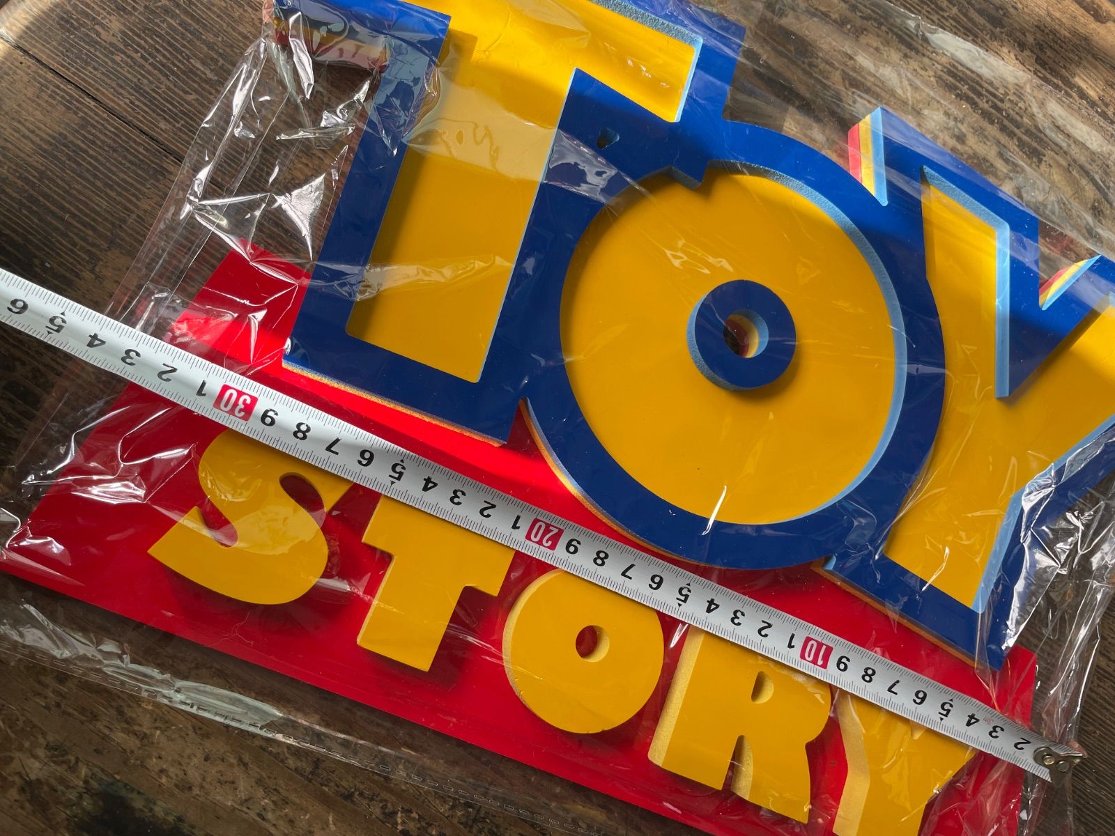 再入荷】TOYSTORY 貴重！トイストーリーロゴパネル大 40cm✖️27cm