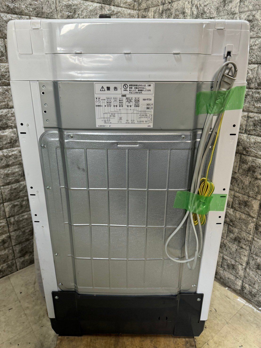全国送料無料☆3か月保証☆洗濯機☆日立☆2019年☆7㎏☆NW-R704☆S-852 