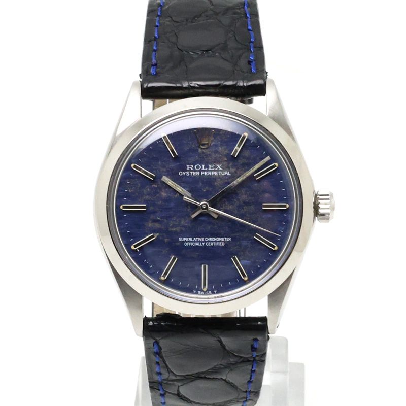楠本質店|元住吉 ロレックス|ROLEX オイスターパーペチュアル 1002 ブルー モザイク 1969年製 自動巻 メンズ 腕時計
