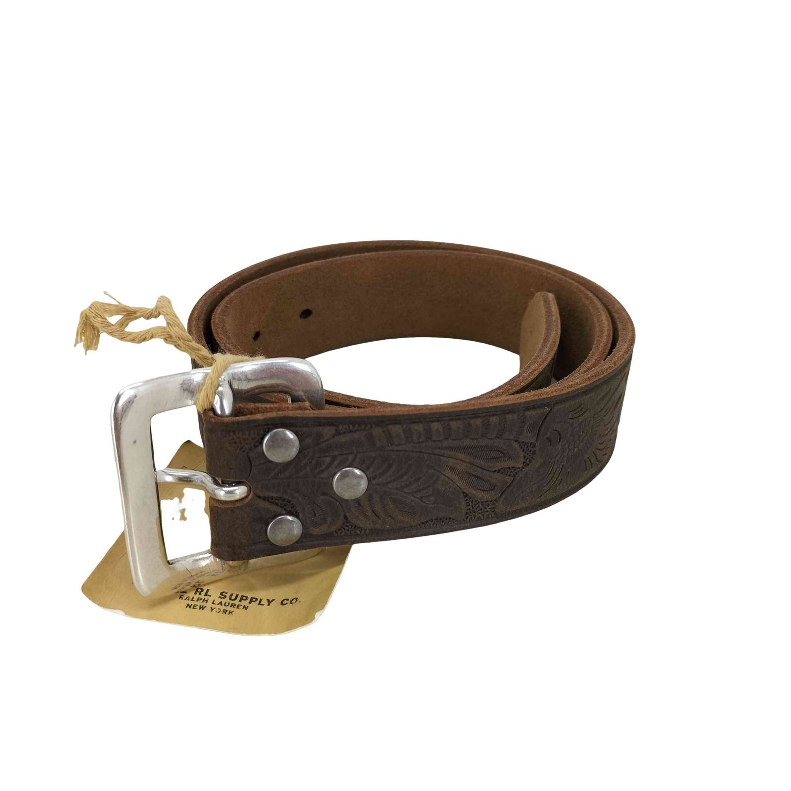 ダブルアールエルラルフローレン RRL RALPH LAUREN イタリア製 型押し
