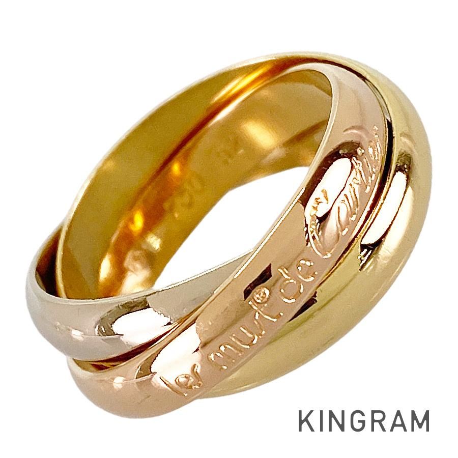 カルティエ Cartier トリニティ MM K18YG 11号(51) リング sss【中古