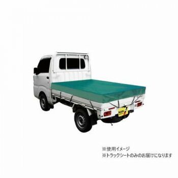 南榮工業 トラックシート 軽トラック用 寸法1.75m×2.10m ターポスーパーグリーン TS-10 TSG