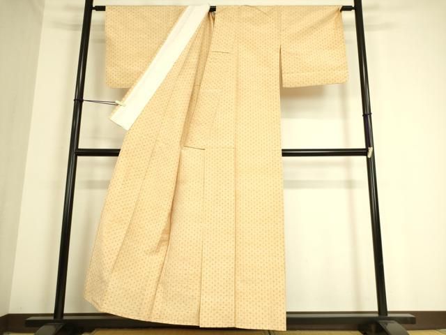 平和屋着物▽上質な紬 単衣 十字絣 正絹 逸品 DAAQ4241az - メルカリ 