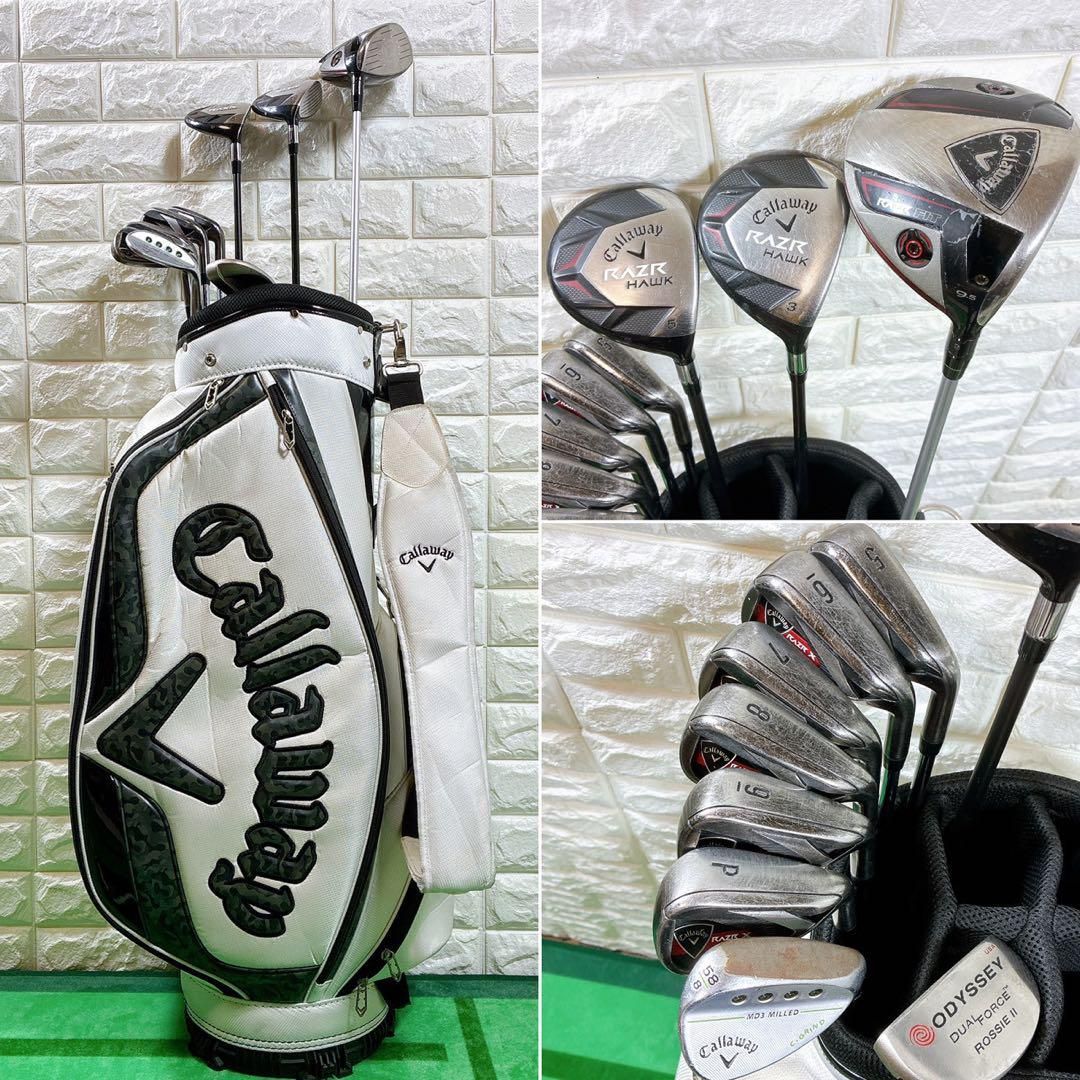 Callaway RAZR FIT 11本 メンズゴルフクラブ　フレックスS Callaway RAZR FIT 11本 メンズゴルフクラブ フレックスS - メルカリ