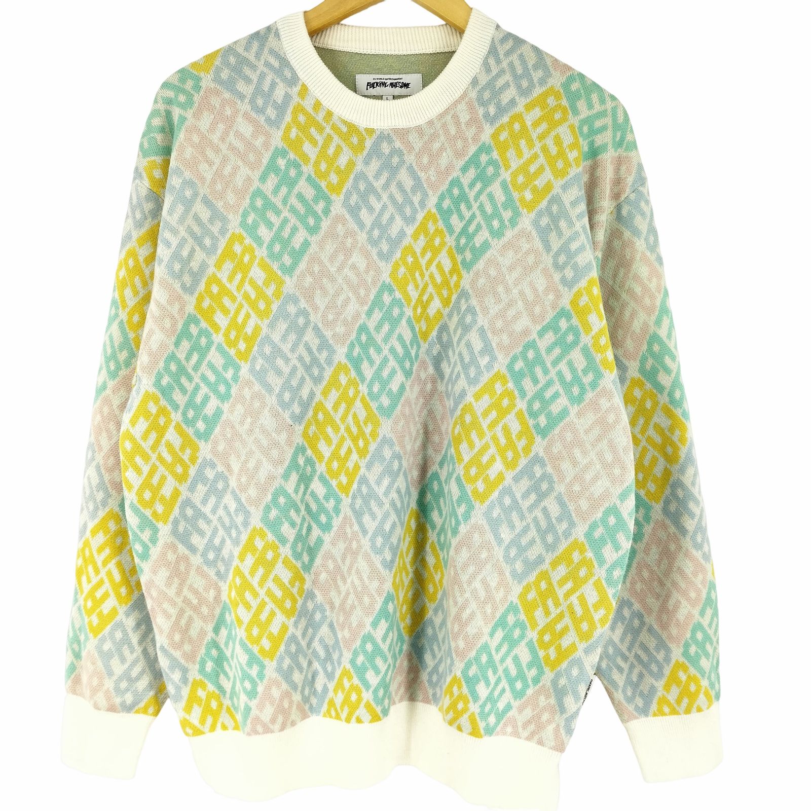ファッキンオーサム FUCKING AWESOME MONOGRAM SWEATER メンズ L 