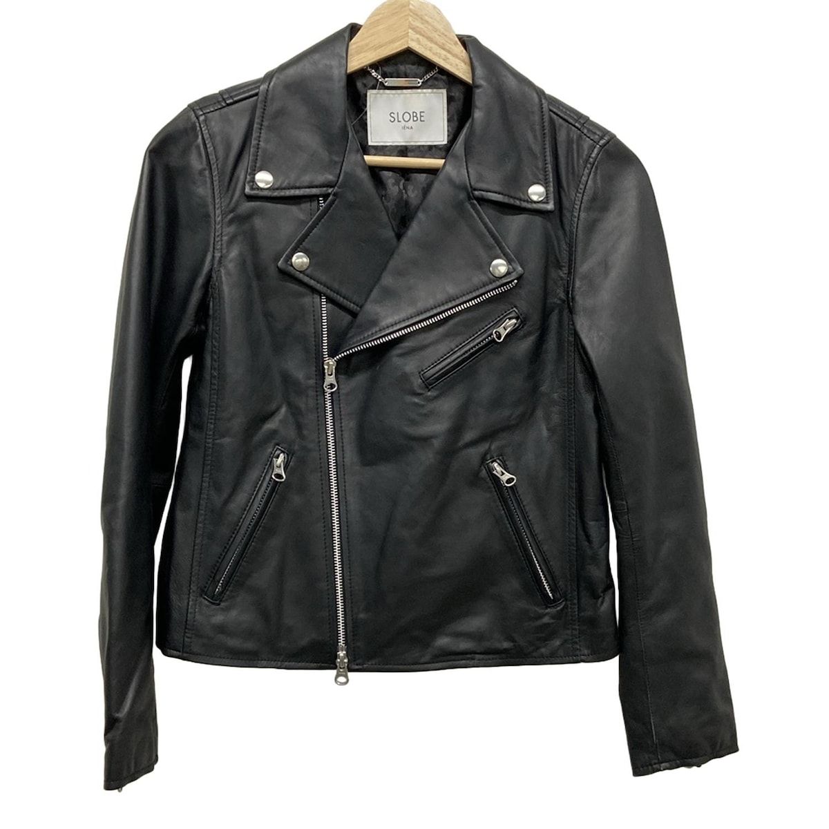 SLOBE IENA スローブイエナ ライダースジャケット サイズ36 S レディース - 黒 長袖|春|秋