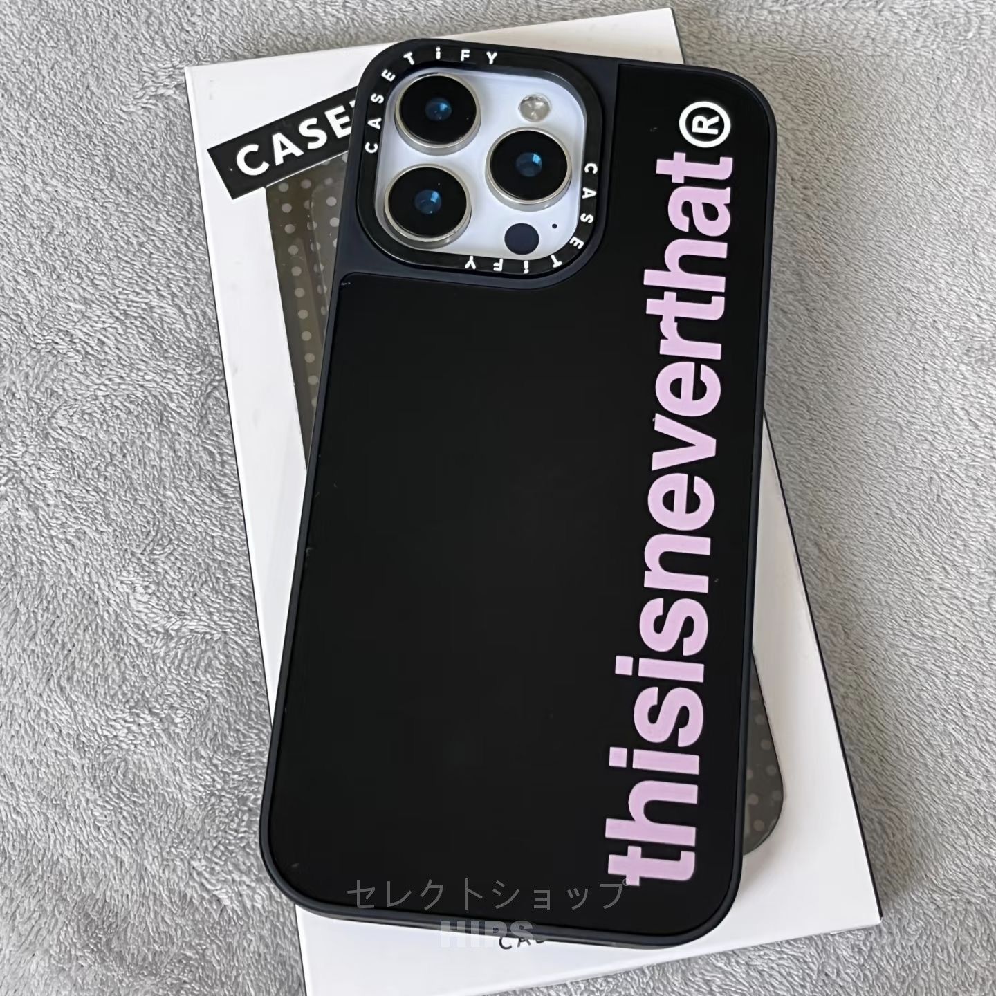 thisisneverthat iPhone13 casetifyスマホケース thisisneverthat black C-logo case – thisisneverthat® JP