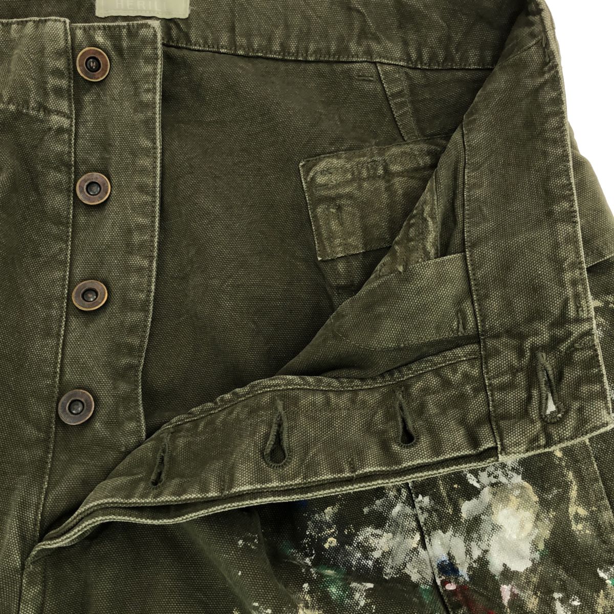 HERILL ヘリル 22/AW 22-030-HL-8030-3 パンツ DUCK SPLASH CARGOPANTS