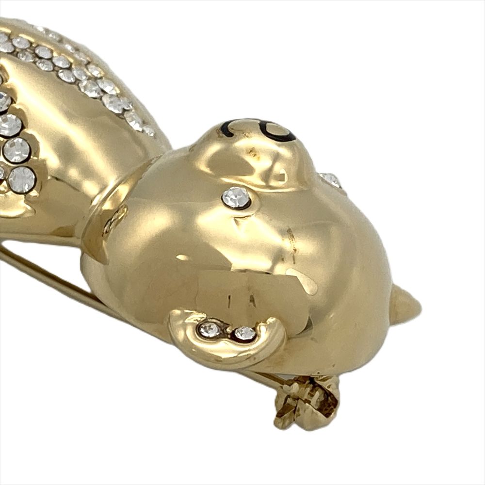 Max Mara シャイニー テディベアモチーフ 未使用品 ベア くま マックスマーラ MAX MARA シャイニー テディベアモチーフ ブローチ GP