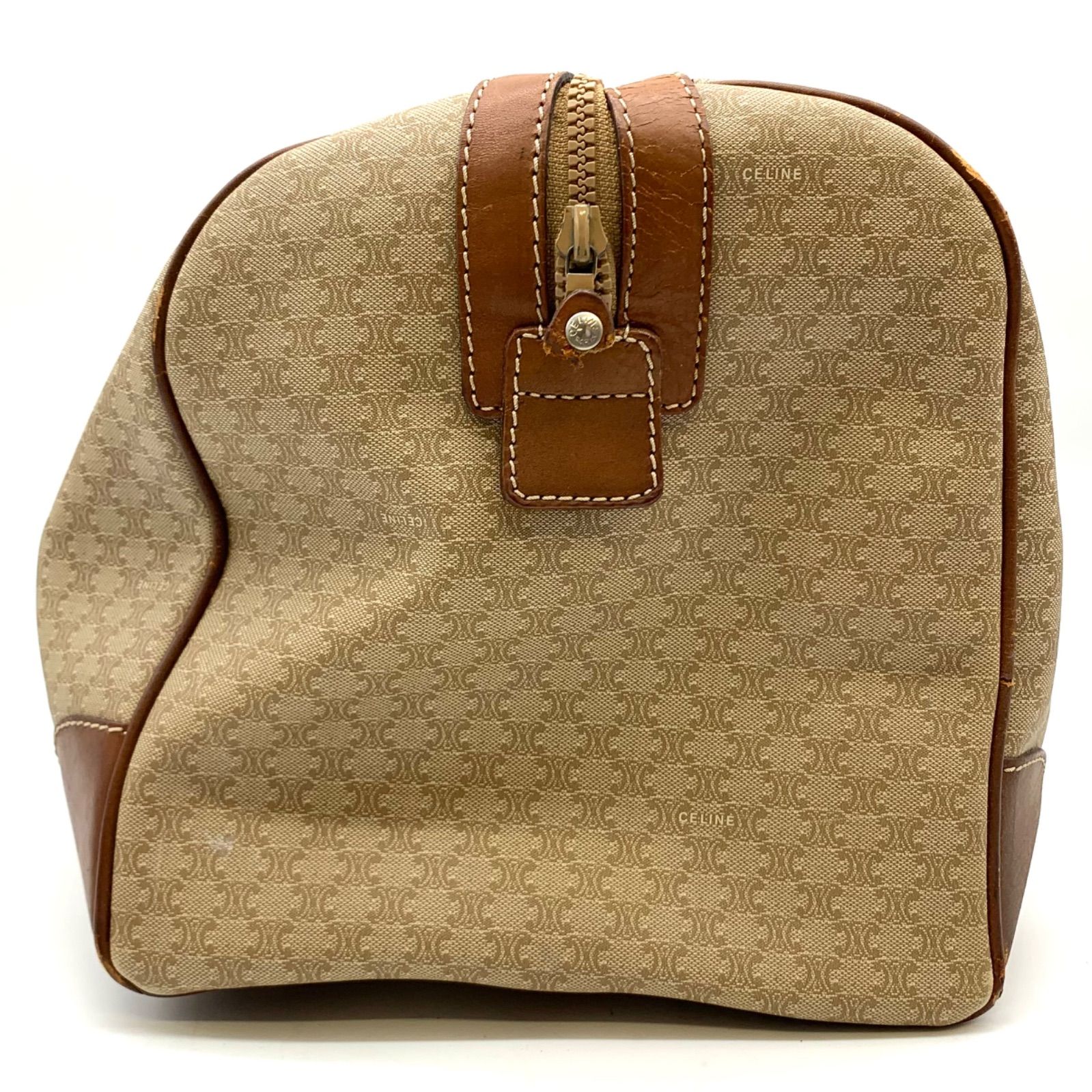 セリーヌ CELINE ボストンバッグ M14 マカダム柄 イタリア製 CELINE