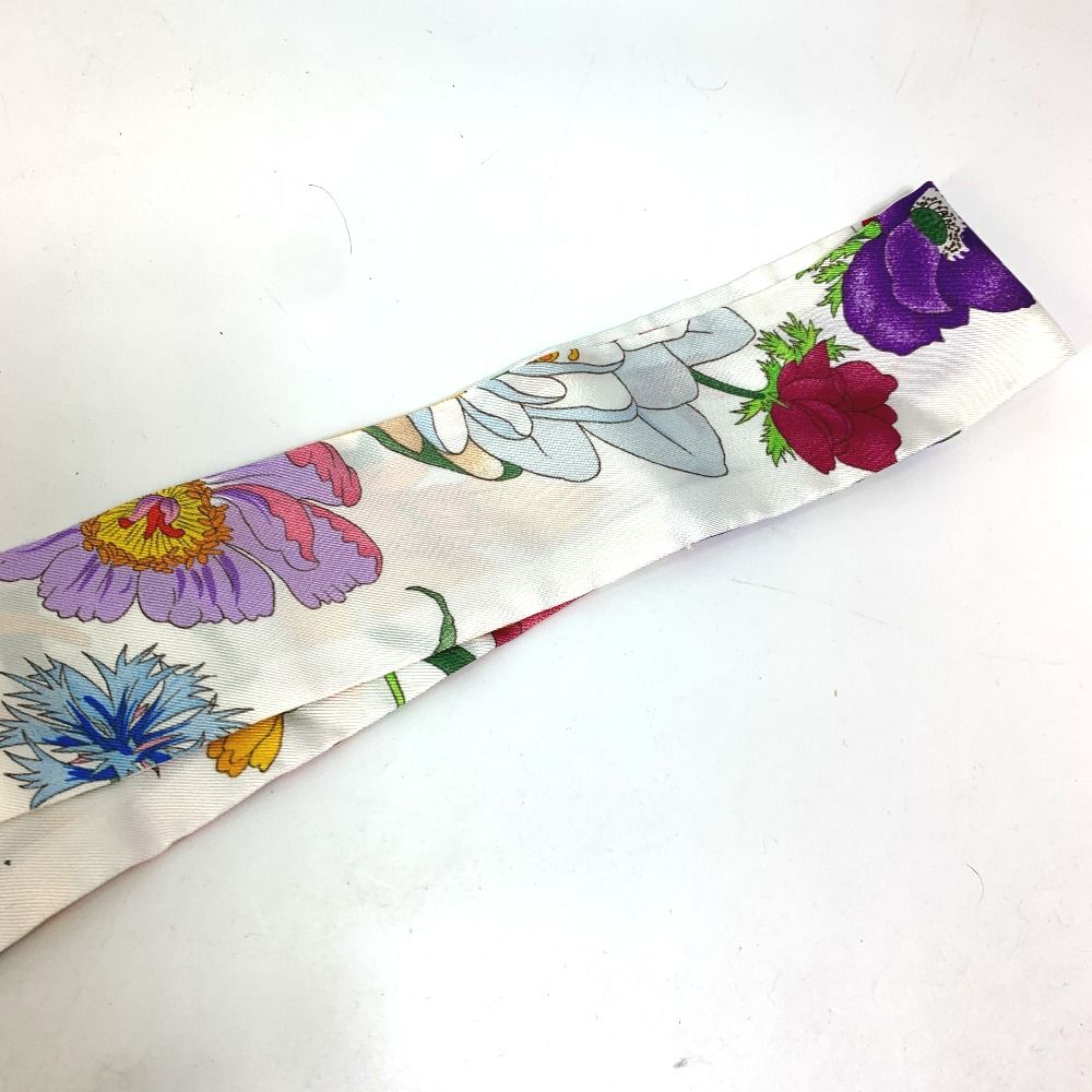 グッチ 406206 フローラ 花柄 フラワー ネックボウ バンドー スカーフ