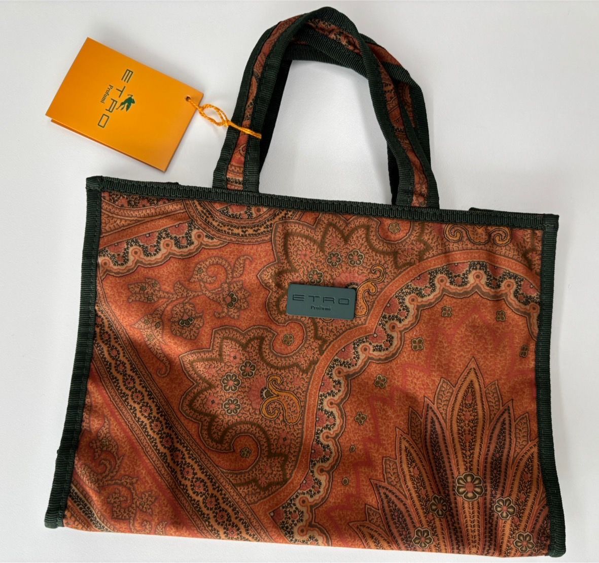 D【未使用】ETRO エトロ ナイロン ハンドバッグ - メルカリ