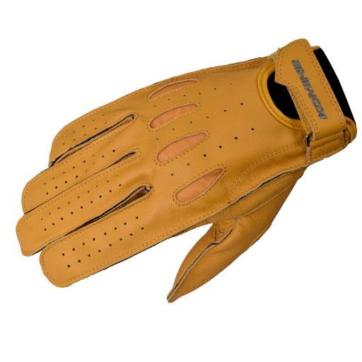 コミネ]バイク用グローブヴィンテージショートレザーグローブキャメル