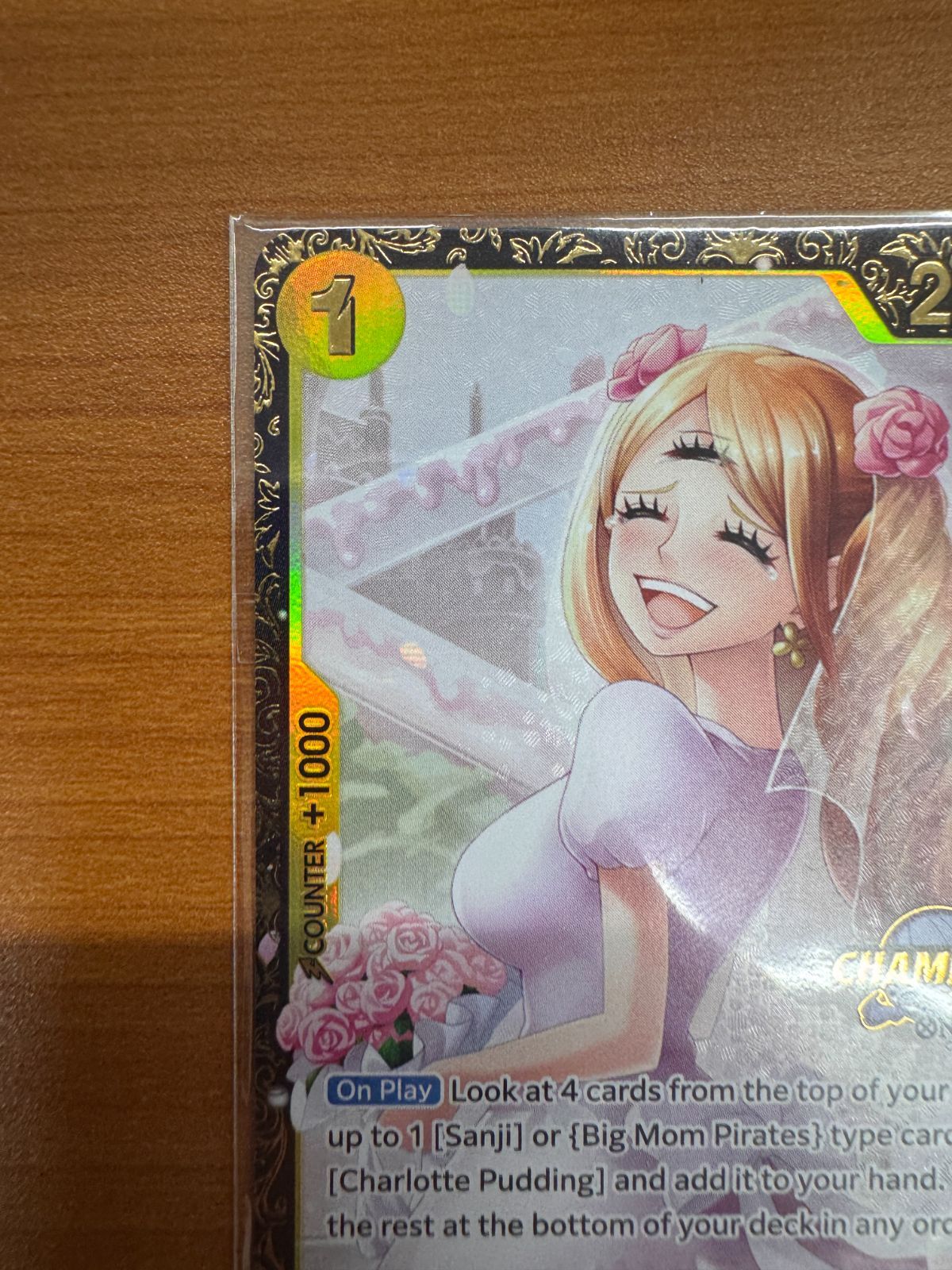 ワンピースカード　シャーロットプリン　チャンピオンシップ　プロモ 新品 未開封 シャーロット プリン OP03-112 R パラレル