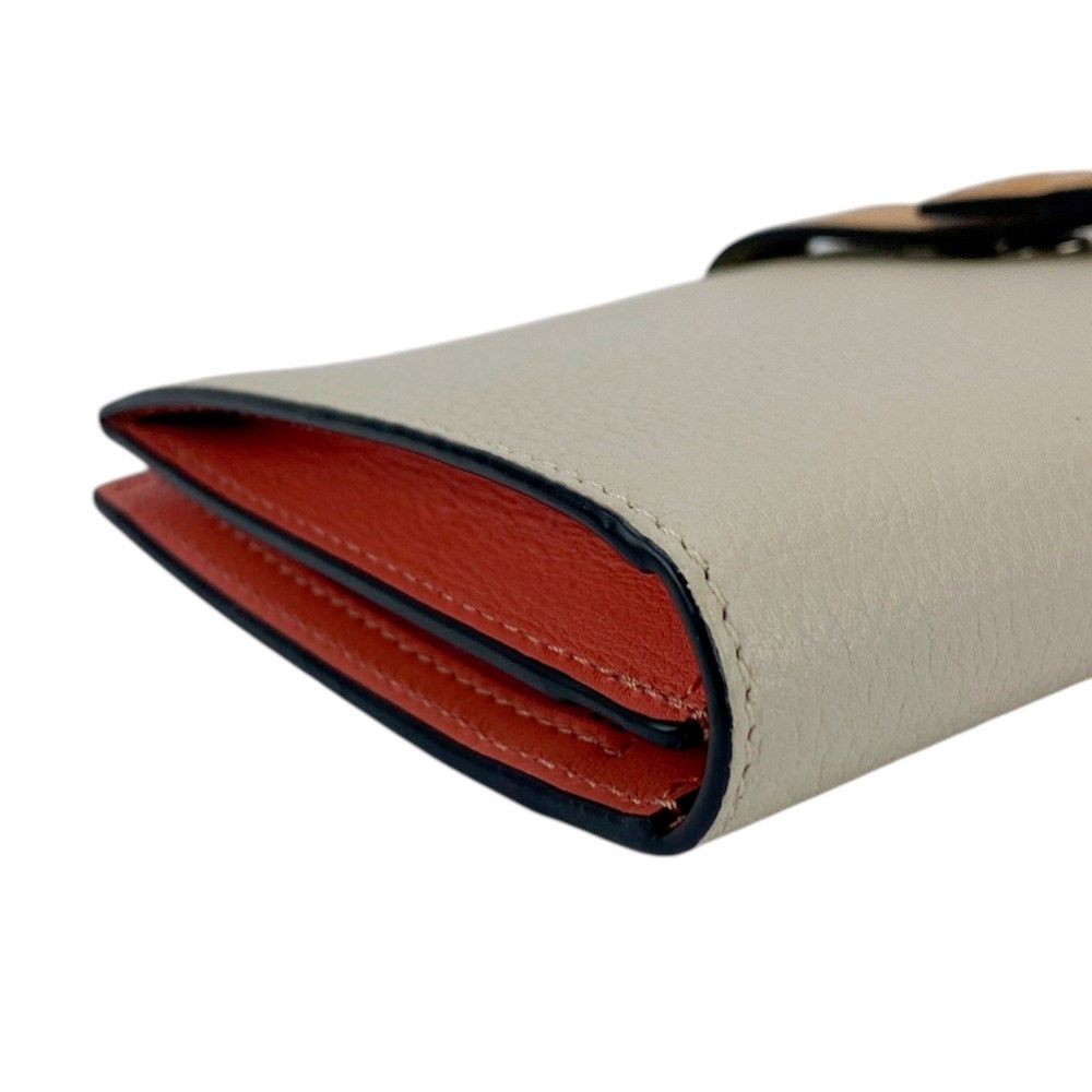 □新同□ ロエベ バーティカル ウォレット ラージ 長財布 レザー  