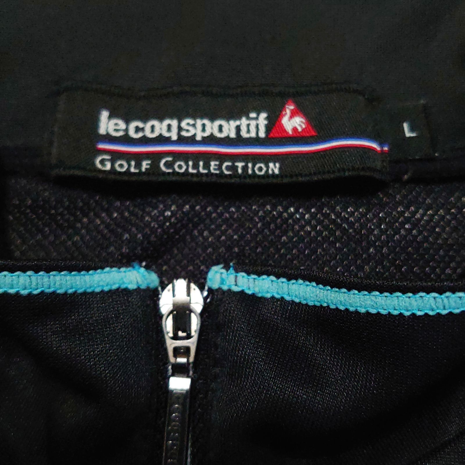 le coq sportif GOLF COLLECTION ルコック スポルティフ ゴルフ コレクション ウェア 半袖 ハーフジップ シャツ メンズ