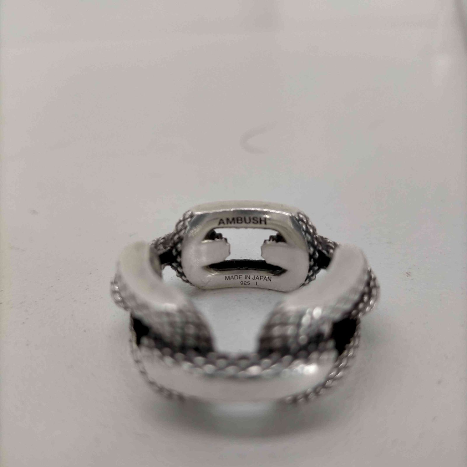 AMBUSH メンズ　26.5 アンブッシュ AMBUSH TEXTURED CHAIN RING メンズ 14.5号 - メルカリ