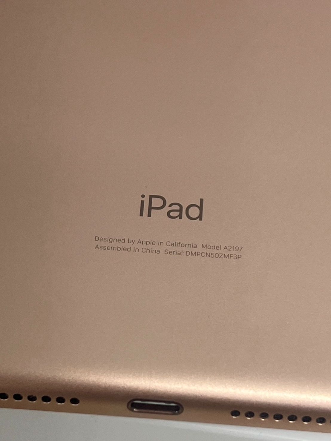 Wi-Fiモデル】iPad 第7世代/32GB/A2197（MW762J/A）