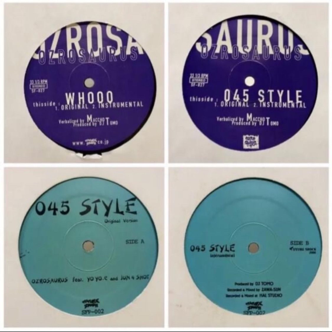 OZROSAURUS / AREA AREA 045STYLE レコード-