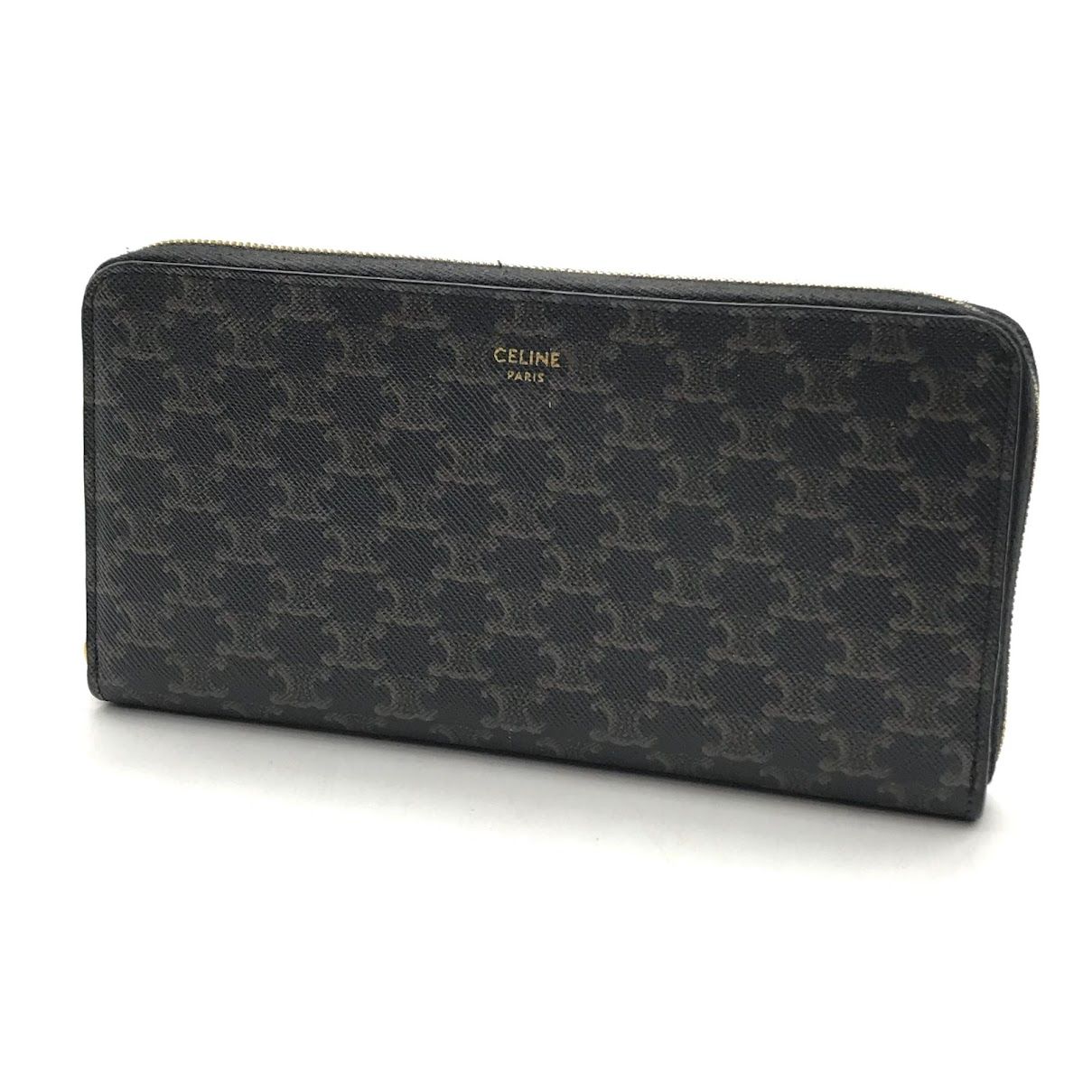 倉吉店】 中古 CELINE | セリーヌ 長財布 LARGE ZIP WALLET