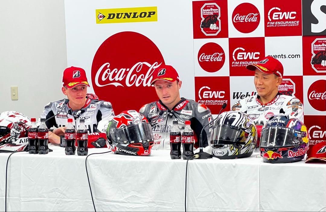 2025鈴鹿8耐YAMAHAライダー3人衆直筆サイン入りブリヂストン帽子CAP