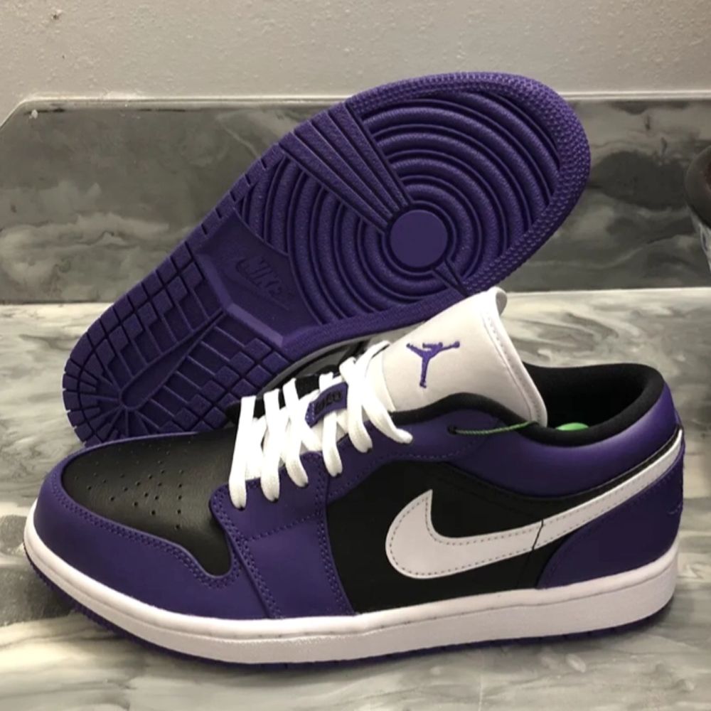 新品未使用】NIKE ナイキ AIR JORDAN 1 LOW 'COURT PURPLE' エア ジョーダン ワン ロー 