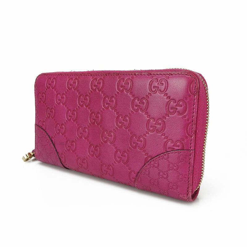 中古】グッチ ラウンドファスナー長財布 GUCCI 323397 GG グッチシマ