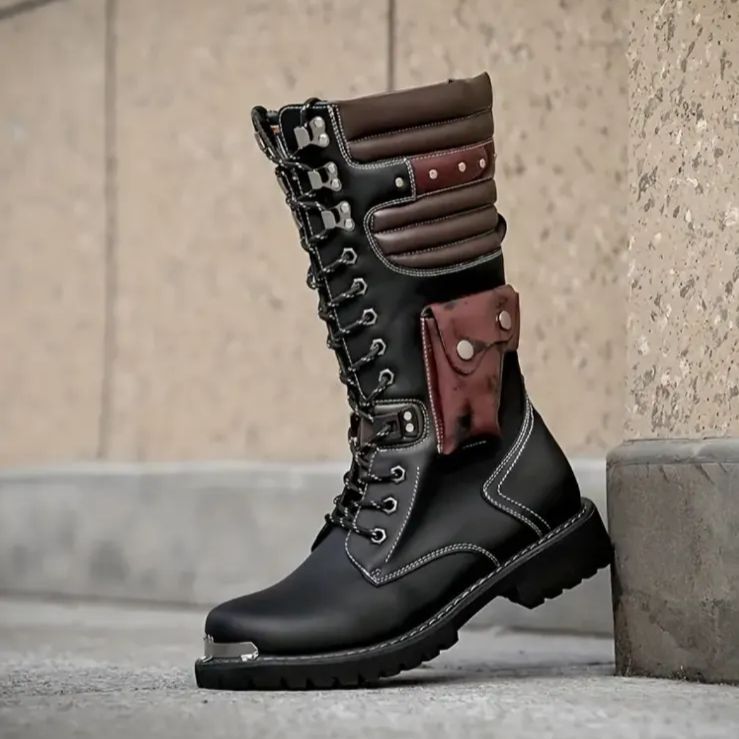 ハイコンバットブーツ おしゃれ