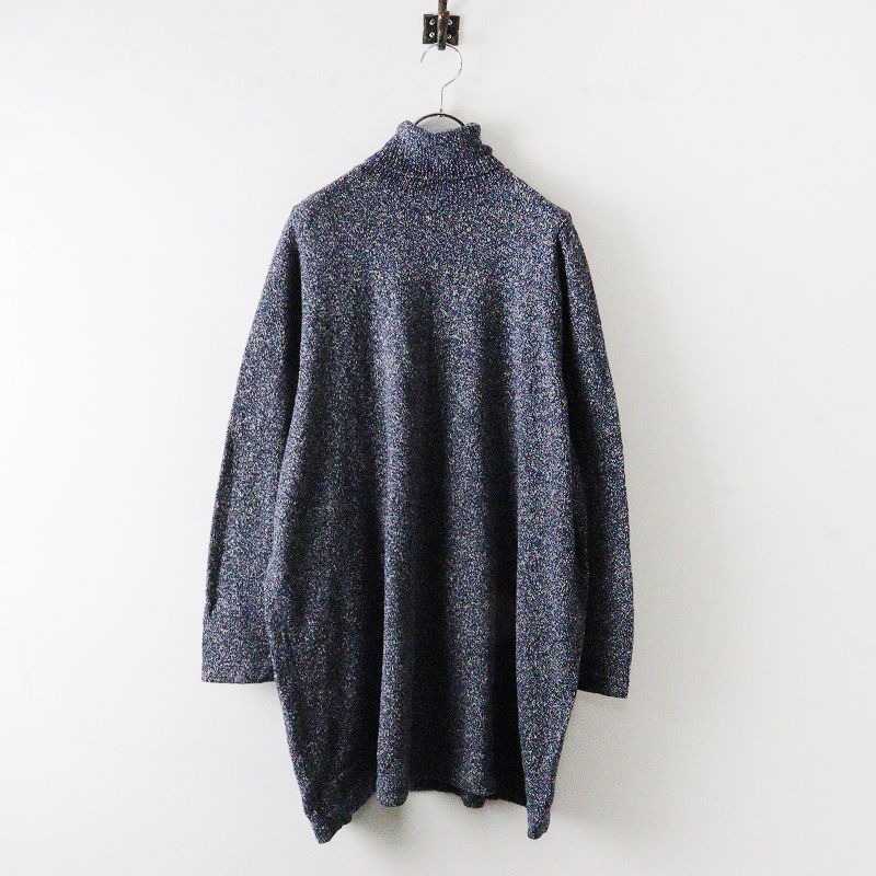 美品【45R】45rpm コットン混 杢杢ニットソーのチュニック ハイネック 0 フォーティーファイブアール 45R 45rpm 杢杢ニットソーのチュニック 3