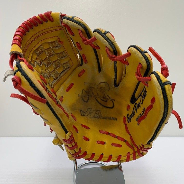 中古品 ハタケヤマ HATAKEYAMA 軟式 内野手用オーダーグロー ブ
