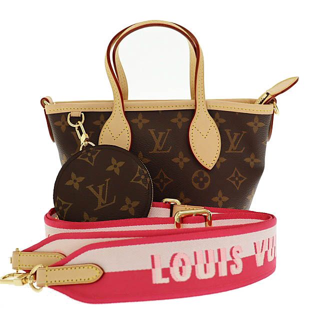 ルイヴィトン LOUIS VUITTON モノグラム ネヴァーフル BB 2WAY ショルダー トート バッグ M46786 ローズ ペオニー ブランド古着ベクトル AA ▲ 251011