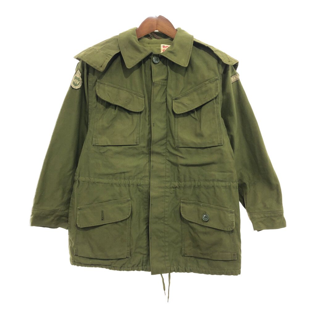 デンマーク軍ミリタリー フィールドジャケット　カーキ　中田商店 デンマーク軍ミリタリー フィールドジャケット カーキ 中田商店