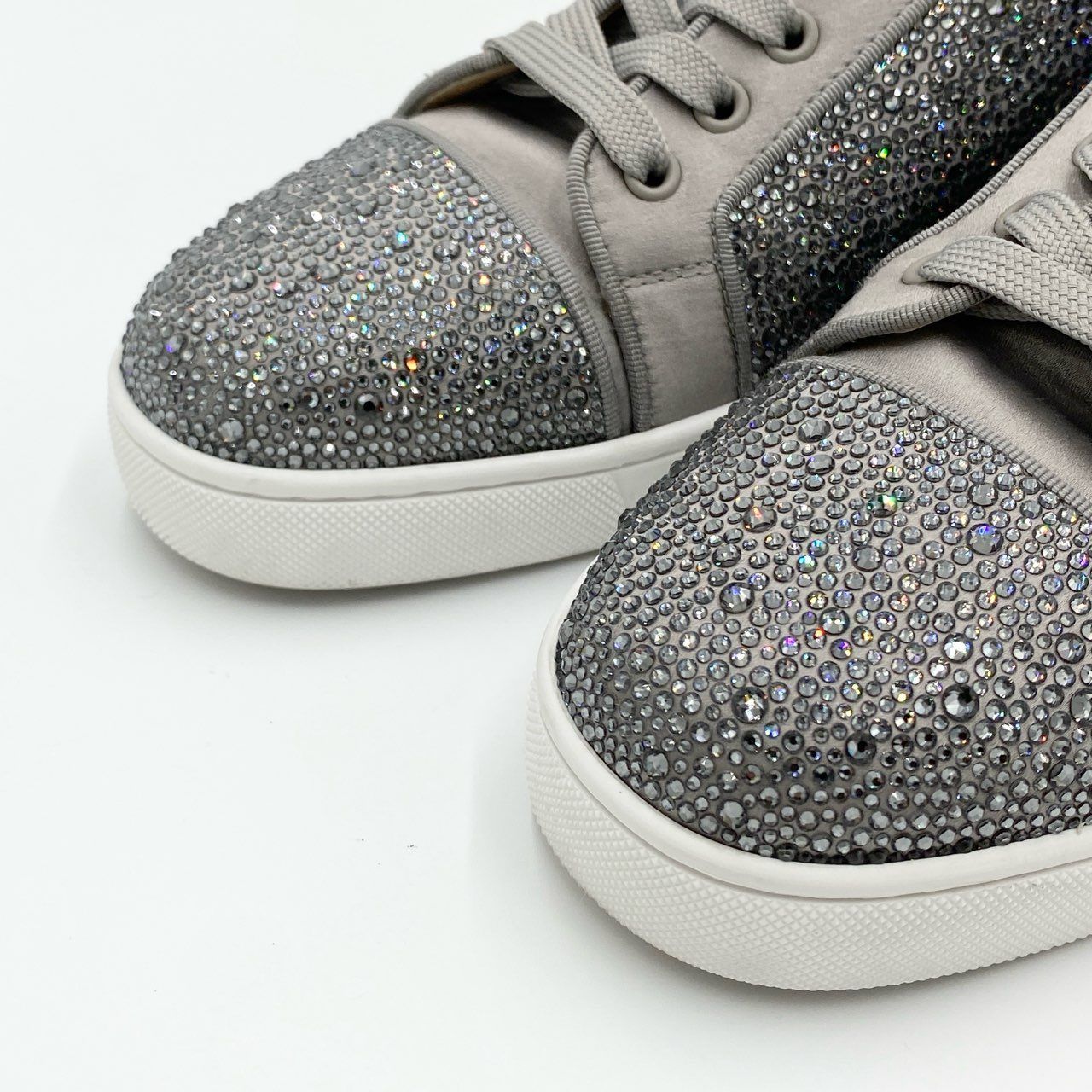 クリスチャンルブタン　新品　ラインストーン　スワロ　ビジュー　メッシュ 1h20《極美品》 Christian Louboutin クリスチャンルブタン