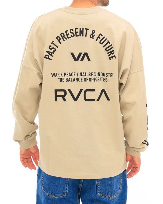 2024春夏 新品【RVCA/ルーカ/ルカ】UP STATE LS TEE ロングスリーブＴシャツ KHA メンズ BE041-056