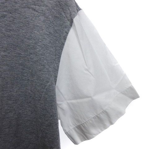 マルニ MARNI Tシャツ カットソー 半袖 異素材ドッキング バイカラー 