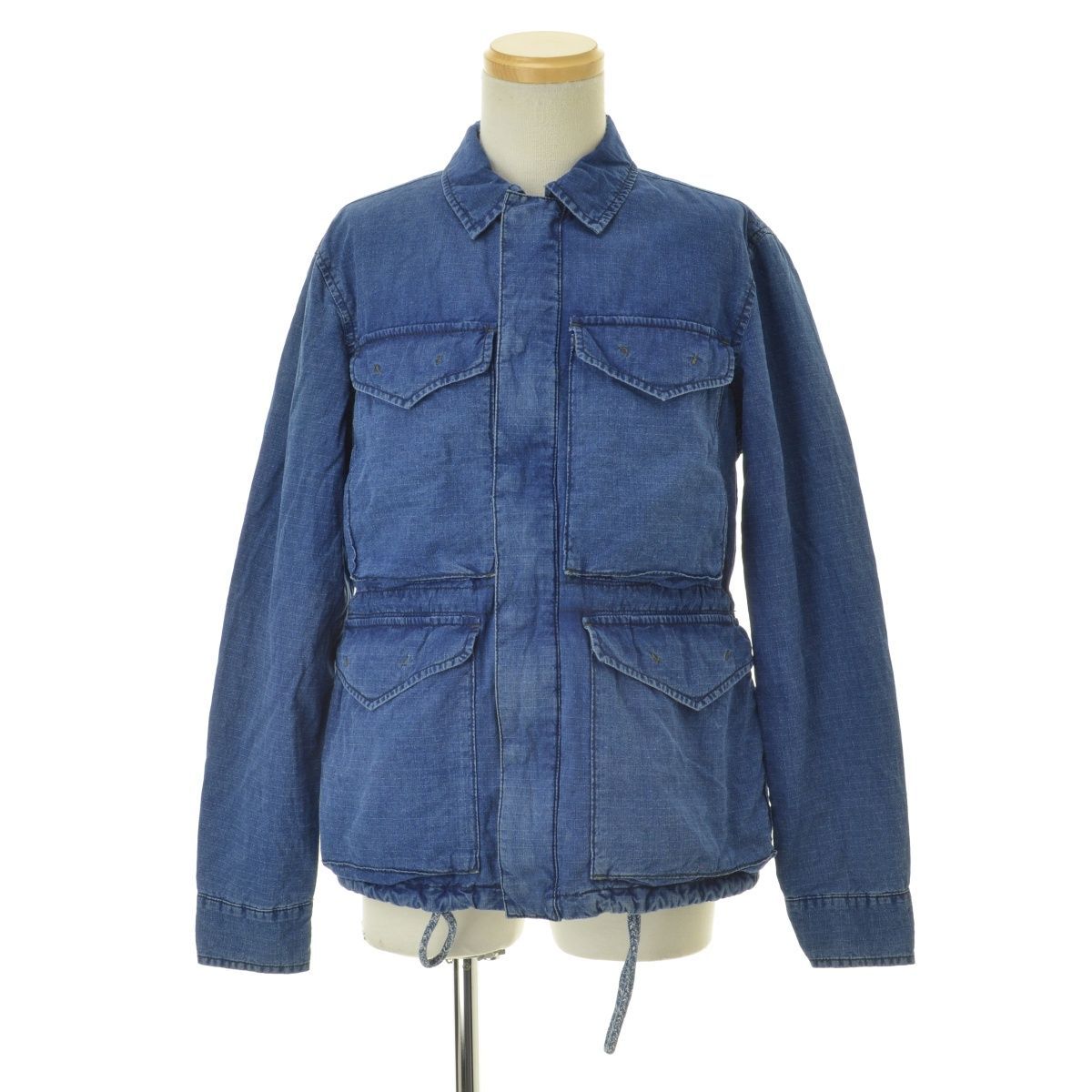 FAHERTYBRAND】Indigo Dyed Military Jacket インディゴ ダイ FAHERTYBRAND】Indigo Dyed Military Jacket インディゴ ダイ
