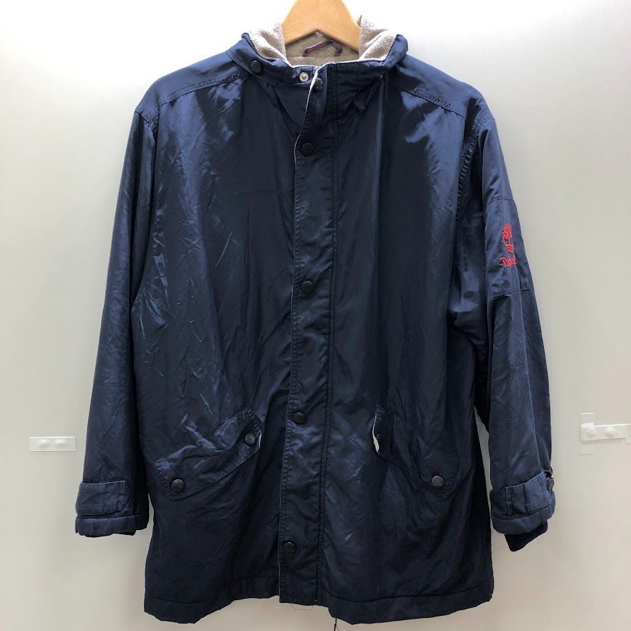 3way】90s Timberland 綿ナイロンジャケット XL ネイビー - メルカリ