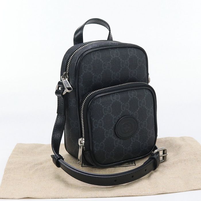 GUCCI グッチ インターロッキングG 672952 ショルダーバッグ GGスプリームキャンバス メンズ