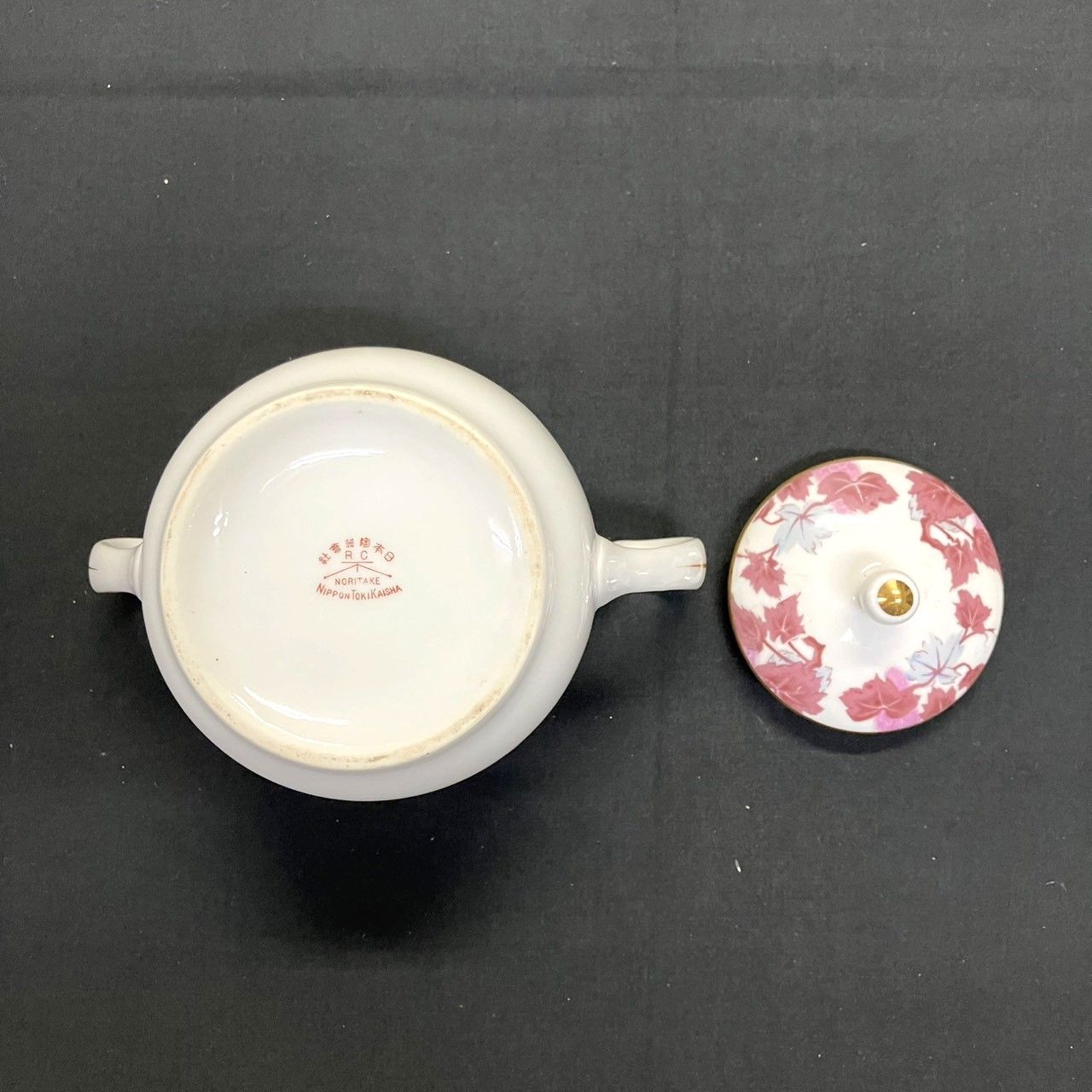 【稀少】オールドノリタケ 日本陶器 日陶 ローズ スープカップ&プレート 稀少】オールドノリタケ 日本陶器 日陶 ローズ スープカップ&プレート