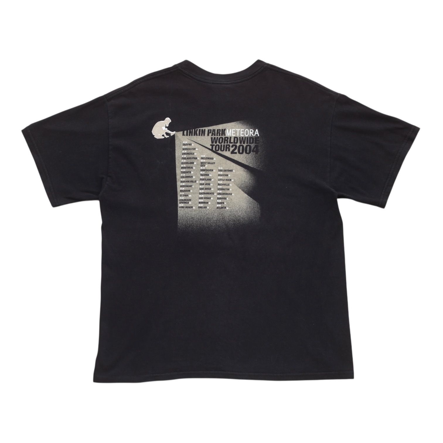 LINKIN PARK リンキン・パーク Tシャツ METEORA 黒　当時物 LINKIN PARK 'Meteora Tee'Tシャツ メテオラ 2003年 リンキン