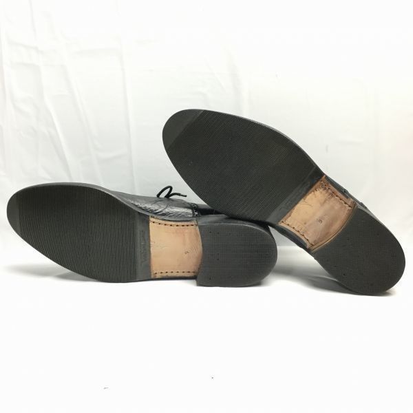 試着交換OK！Mezlan　メスラン　スペイン製Vintage タグ　キャップトゥ　ビジネスシューズ〈黒/BLACK/ブラック〉size9M/メンズ//men's 菅NO.WZG-46 試着交換OK！Mezlan メスラン スペイン製Vintage タグ キャップトゥ