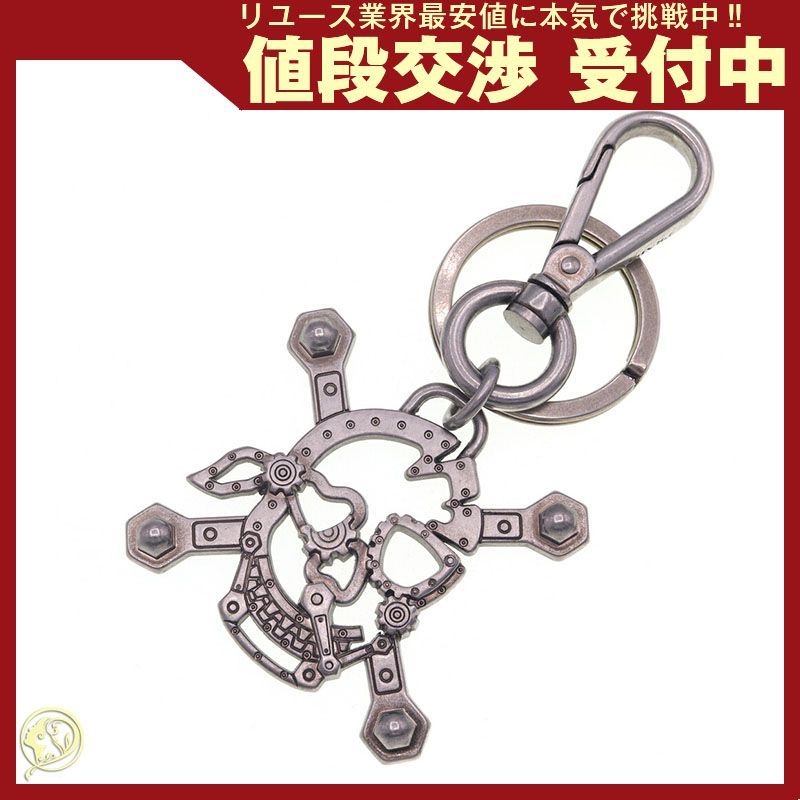 プラダ キーホルダー シルバー メタル スカル