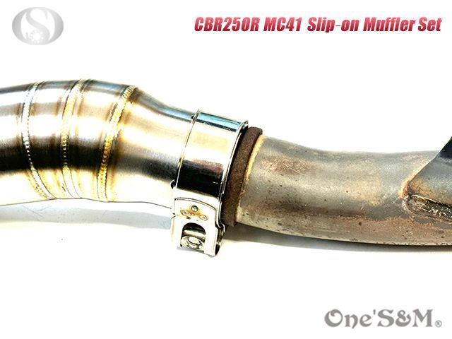 CBR250R MC41用 スリップオン マフラー アルミサイレンサー CBR250R MC41用 スリップオン マフラーセット サイレンサー