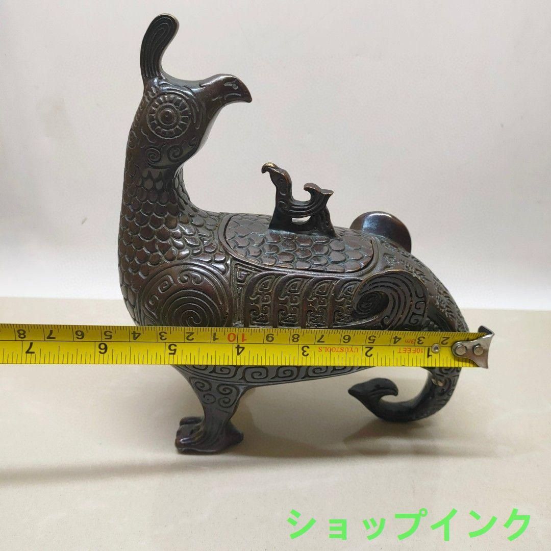 銅器 鳥尊 酒器 装飾品 現代工芸品美術品 置物 銅器 鳥尊 酒器 装飾品 現代工芸品美術品 置物 - メルカリ